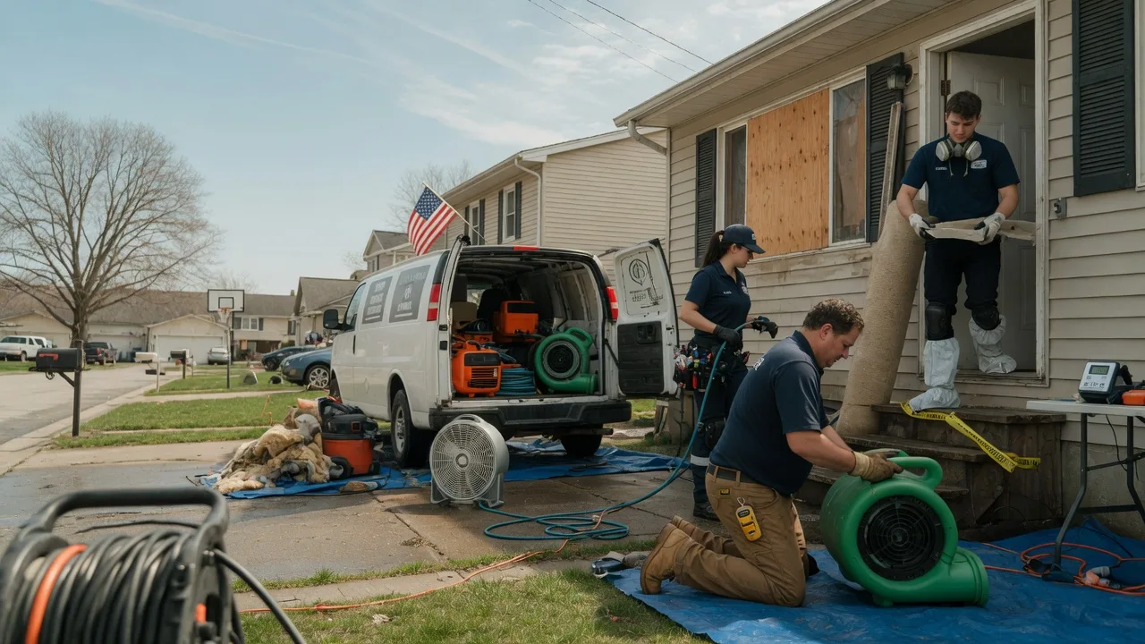 Water Damage Restoration in Smithton, IL near me